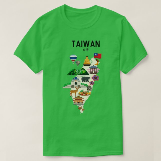 Camiseta Taiwan (Frente do Design)