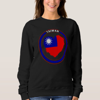 Camiseta Taiwan Bandeira de Taiwan Coração Apoio Chinês Tai