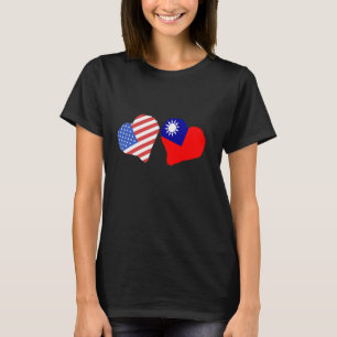 Camiseta Taiwan Bandeira EUA América Taiwan Orgulho taiwanê