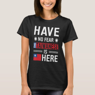 Camiseta Taiwan Está Aqui Bandeira Taiwan Apoiando Taiwan
