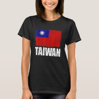 Camiseta Taiwan Flag Sports Vintage Taiwan Flag A