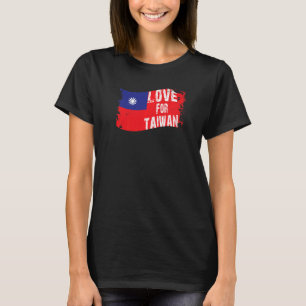 Camiseta Taiwan Flag Taipei Love For Taiwan Men W