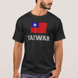 Camiseta Taiwan Flag Vintage I Men Women Kt Shirt