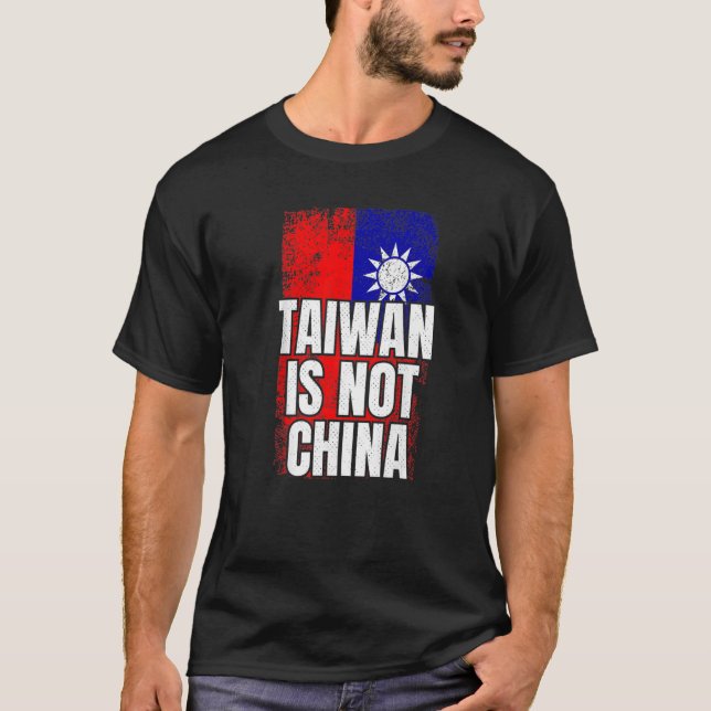 Camiseta Taiwan não é a China (Frente)