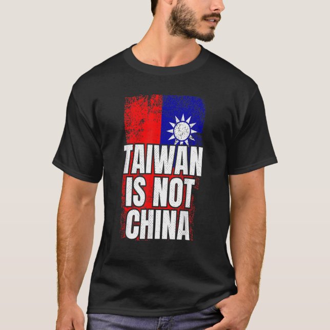 Camiseta Taiwan não é a China (Frente)