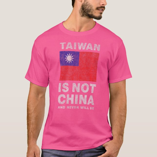Camiseta Taiwan não é a China Anti Xi Jinping chinesa? (Frente)