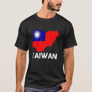 Camiseta Taiwan Roots Taiwan Flag Map Taiwan