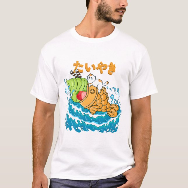 Camiseta Taiyaki na Onda (Frente)