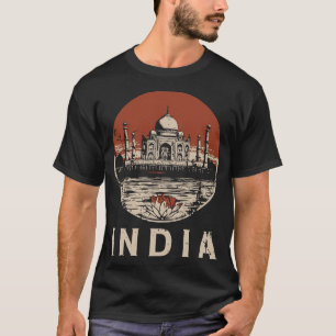 Camiseta Taj Mahal India Sunset Arquitetura Japonesa
