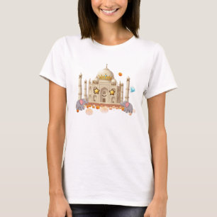 Camiseta Taj Mahal Kawaii - Dreamy India Travel Design