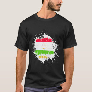 Camiseta Tajikistan Splash