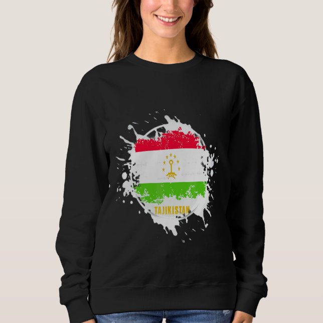 Camiseta Tajikistan Splash (Frente)