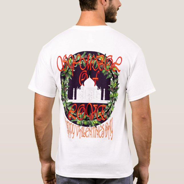 Camiseta TajMahal símbolo do amor (Verso)