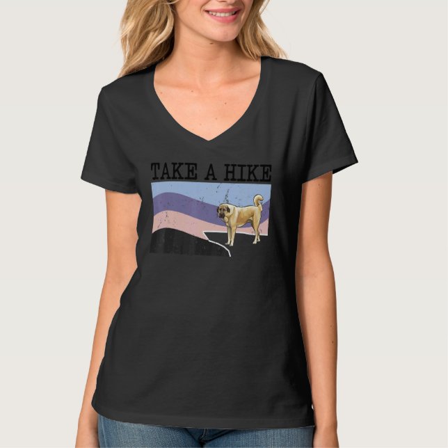Camiseta Take A Hike Anatolian Shepherd Dog  Graphic Hiking (Frente)