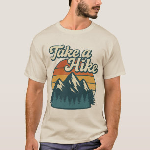 Camiseta Take a Hike – Camisa de Caminhada ao Ar L