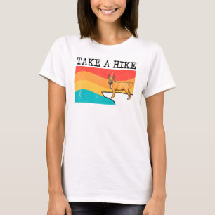 Camiseta Take A Hike Miniature Bull Terrier Graphic Hiking