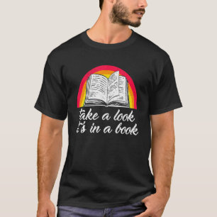 Camiseta Take A Look It's In A Book Book 1