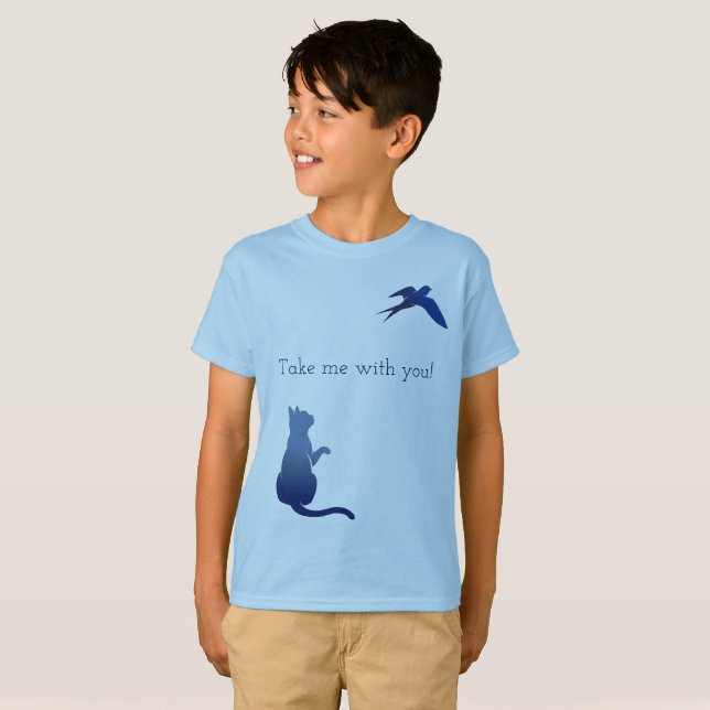 Camiseta Take me with you! (Frente Completa)