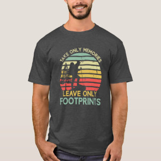 Camiseta Take Only Memories Leave Only Footprints Hiking Vi