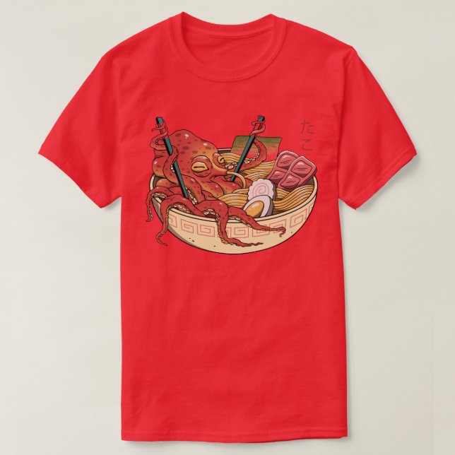Camiseta Tako Ramen (Frente do Design)