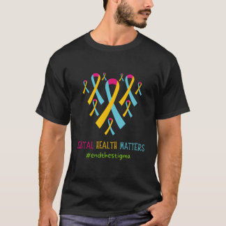 Camiseta Tal Health Importa Tal Consciência Fim Do Estigma