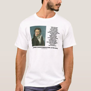 Camiseta Talento de Arthur Schopenhauer contra citações do