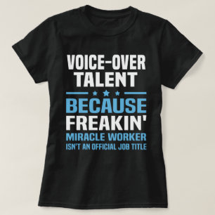 Camiseta Talento de Voice-Over