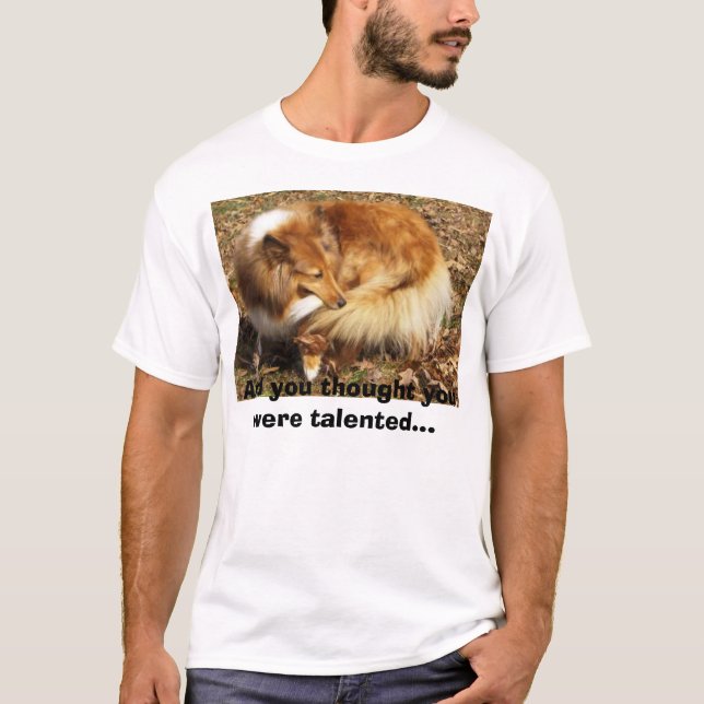 Camiseta Talento do Sheltie (Frente)