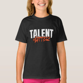 Camiseta Talento Importa Cotações da Tipografia Motivaciona