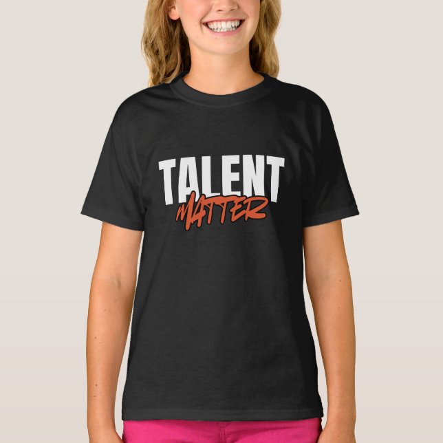 Camiseta Talento Importa Cotações da Tipografia Motivaciona (Frente)