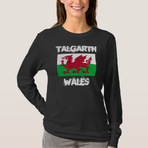 Camiseta Talgarth, País de Gales com bandeira galesa