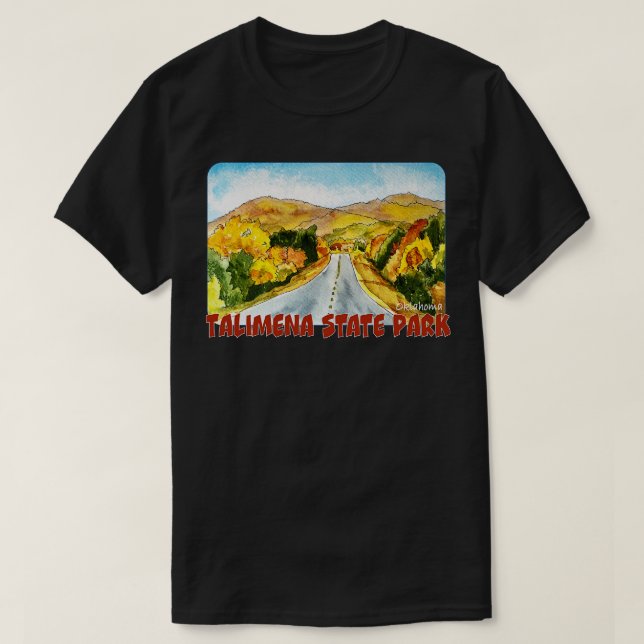 Camiseta Talimena State Park Oklahoma (Frente do Design)