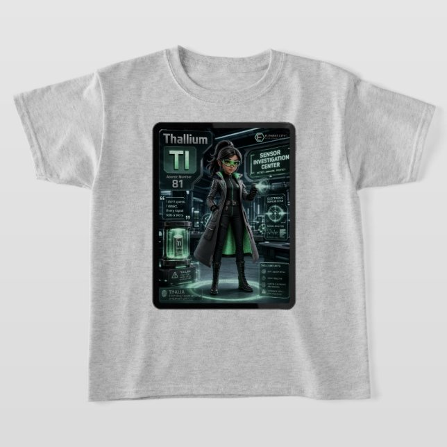 Camiseta Tálio (Tl) – Coleção ATOMIVRA™ (Postura )