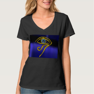 CAMISETA TALISMÃ AZUL/OLHO DOURADO DE HORUS