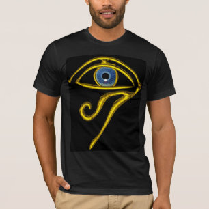 CAMISETA TALISMÃ AZUL/OLHO DOURADO DE HORUS