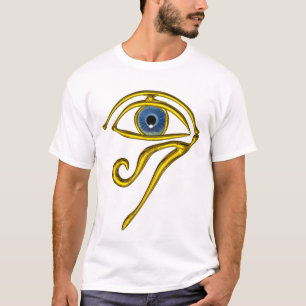 CAMISETA TALISMÃ AZUL/OLHO DOURADO DE HORUS