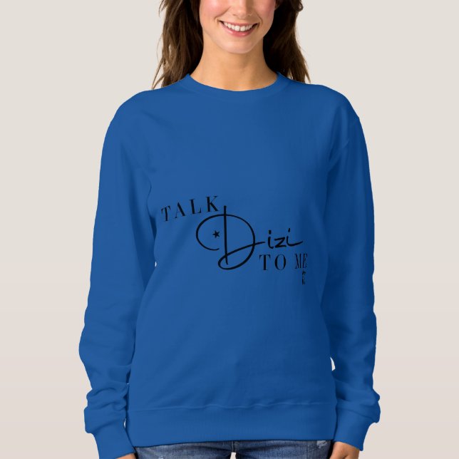 Camiseta Talk Dizi Script Sweatshirt (Frente)