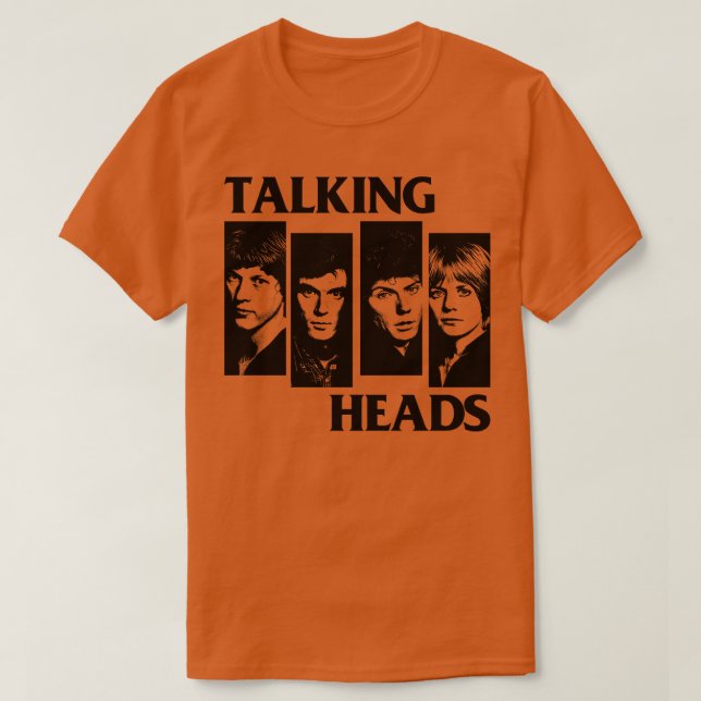 Camiseta Talk Head - Design de Arte Punksética do Ventilado (Frente do Design)