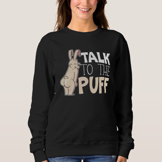Camiseta Talk To The Puff Rabbit Whisperer Animal Bunny   1 (Frente)