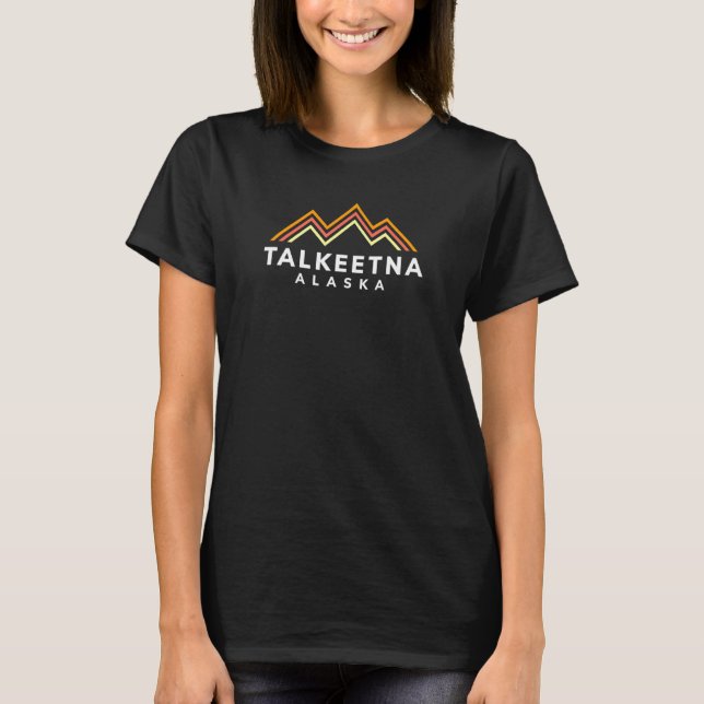 Camiseta Talkeetna Alaska Mounates (Frente)