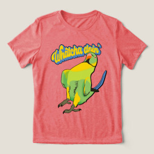 Camiseta Talking Indian Ringneck Parrot Funky Bird Cool Pet