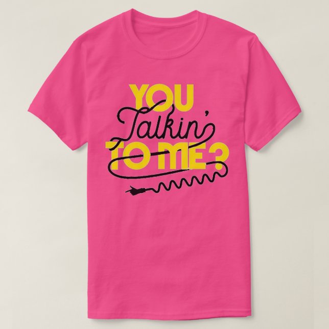 Camiseta Talkinx27 Para Mim, Taxi Driver Cote 2 (Frente do Design)