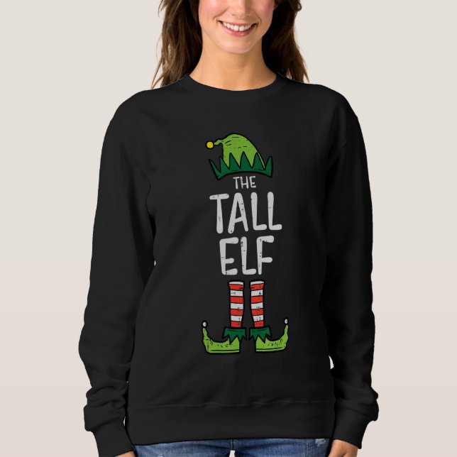 Camiseta Tall Elf Xmas Matching Christmas For Family Men Wo (Frente)