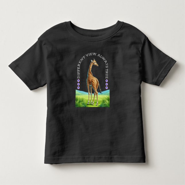 Camiseta tall standing giraffe (Frente)