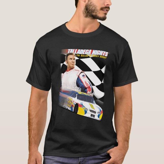 Camiseta Talladega Nights Posse de Filme Poster (Frente)