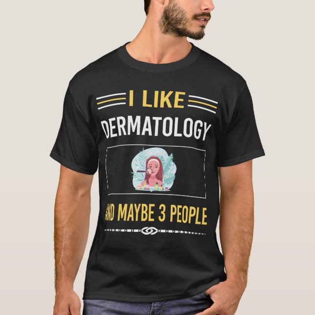 Camiseta Talvez 3 Dermatologistas Pessoas (Frente)
