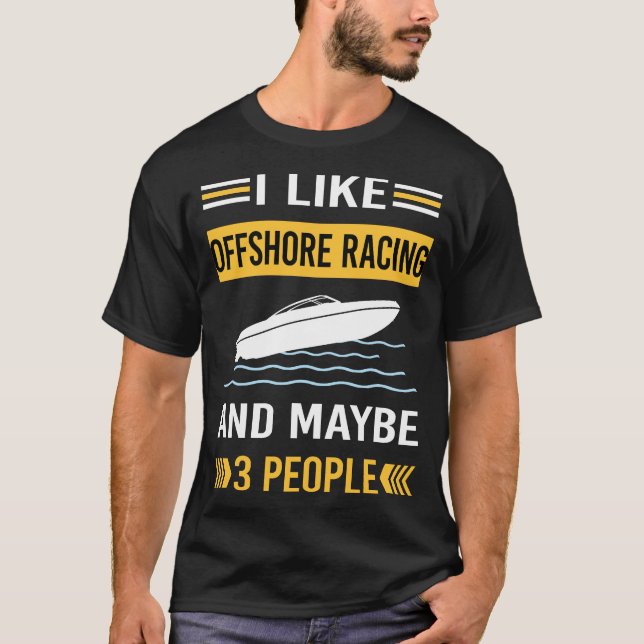 Camiseta Talvez 3 Pessoas Correndo Offshore (Frente)