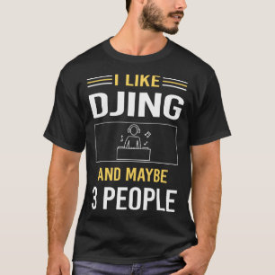 Camiseta Talvez 3 Pessoas Djing DJ Disc Jockey Deejay