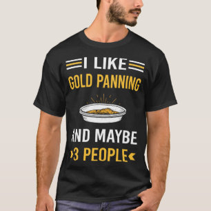 Camiseta Talvez 3 Pessoas Douradas Panning Panner