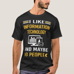 Camiseta Talvez 3 Pessoas Information Technology